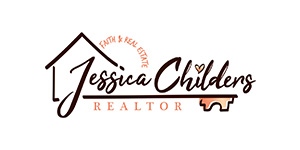 Logo for Jessica Childers Realtor.  A house with a key and the business name.